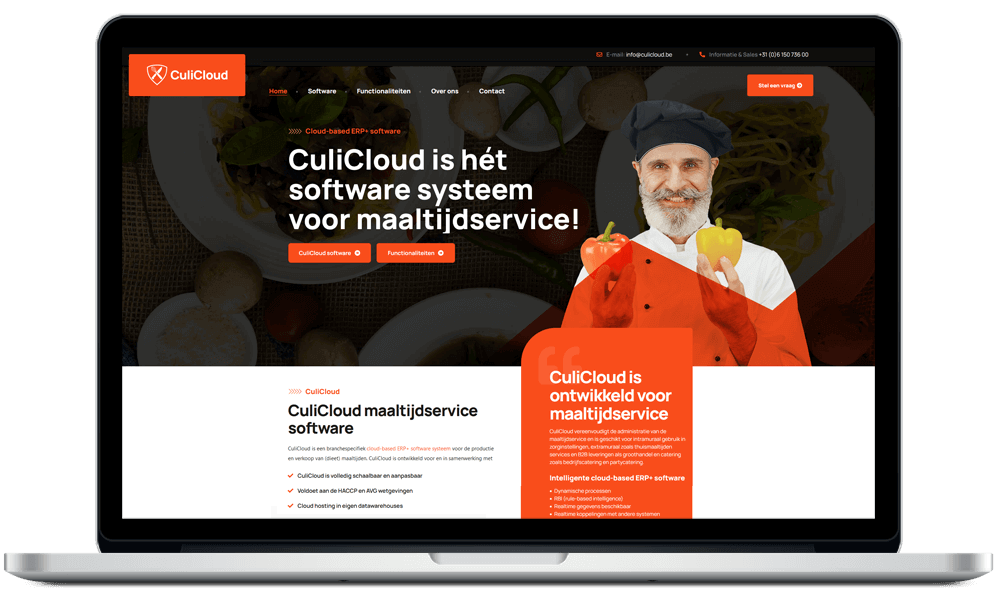 CuliCloud Meal prep software and catering software