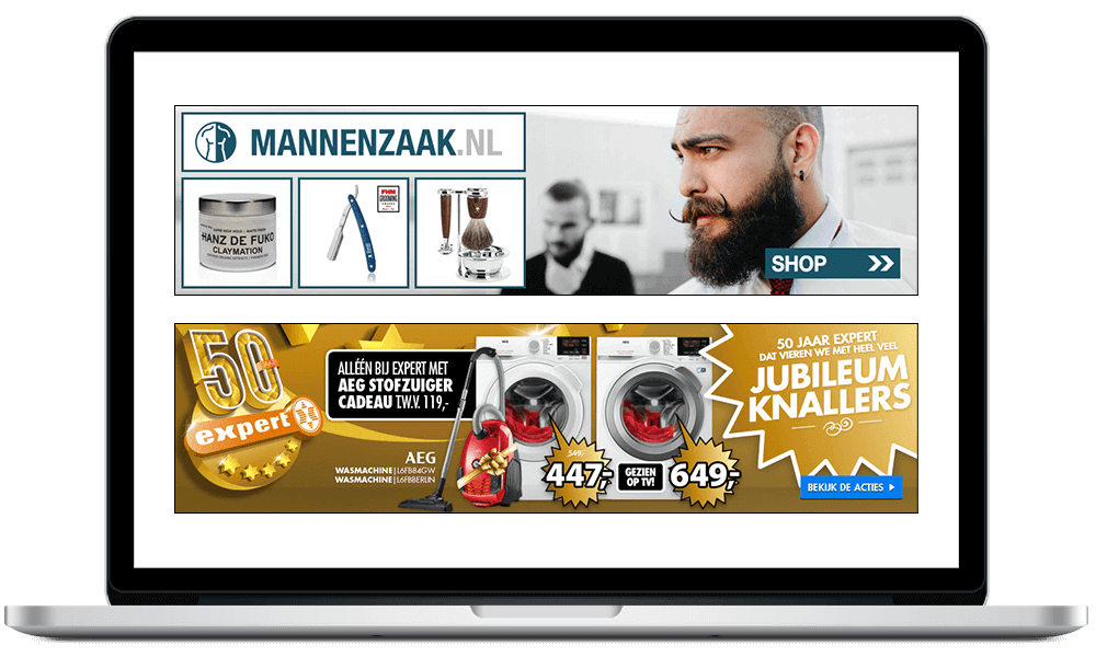 Portfolio ads & banners: 970x250 banneradvertentie voorbeelden door Arloz.