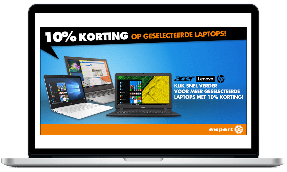HTML5 banners. Arloz - Webdesign e-commerce en grafische vormgeving. Portfolio ads & banners: E-commerce sociale media banner ontwerp voorbeeld van Arloz.